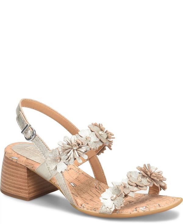 ボーン レディース シューズ サンダル Born Womens Springs Square Toe Sandals Light Gold Panna Cotta ゴールド