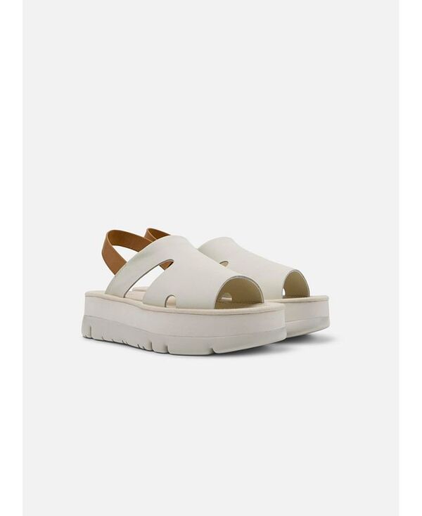 カンペール レディース シューズ サンダル レザー Camper Oruga Up Leather Sandals Natural white ホワイト
