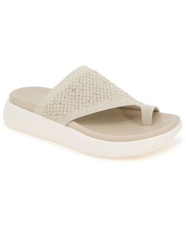 ケネスコール レディース シューズ サンダル ニット Kenneth Cole Reaction Womens Teffi Knit Round Toe Flat Sandals Natural Kn