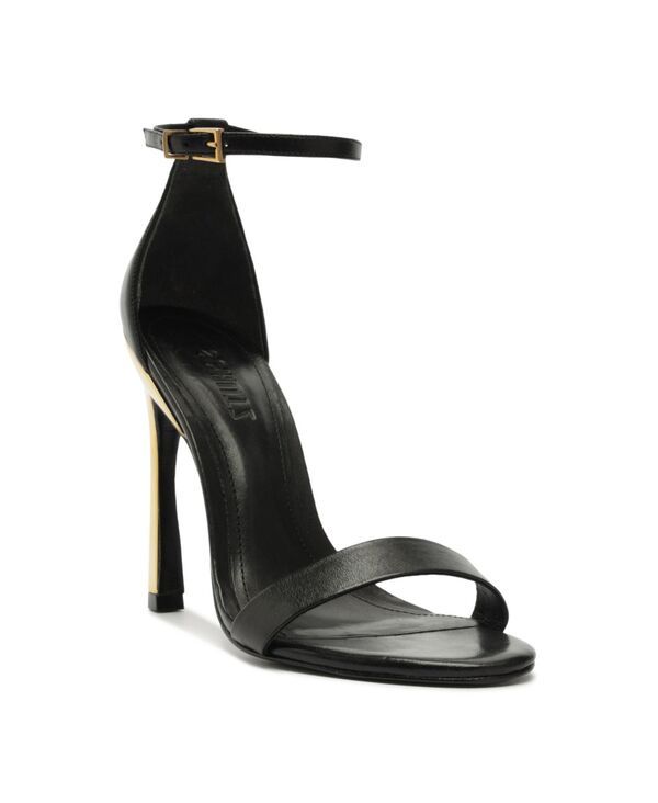 シュッツ レディース シューズ サンダル ヒール Schutz Womens CadeyLee Curve Higheel Sandals Dark Black ブラック