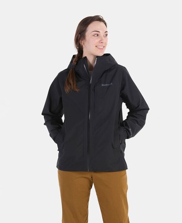 マーモット レディース アウター ジャケット・ブルゾン ジャケット Marmot Womens Waypoint GORETEX Hooded Collar Jackets Black ブラック