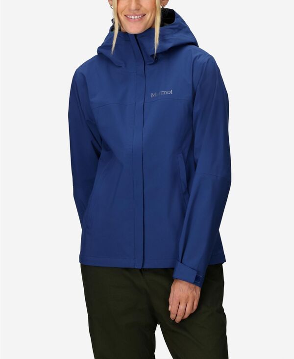 マーモット レディース アウター ジャケット・ブルゾン ジャケット Marmot Womens PreCip Hooded Waterproof Jacket Twlght Ble