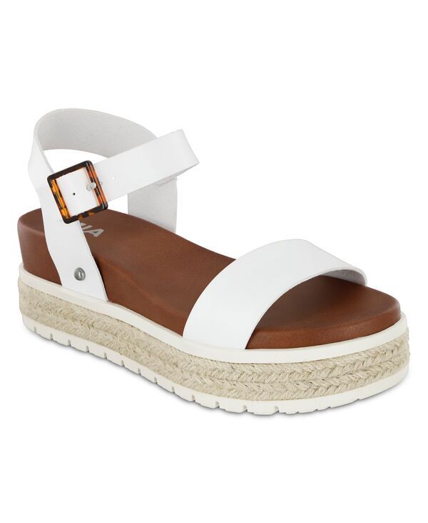 ミア レディース シューズ サンダル MIA Womens Kiera Flatform Sandals White ホワイト