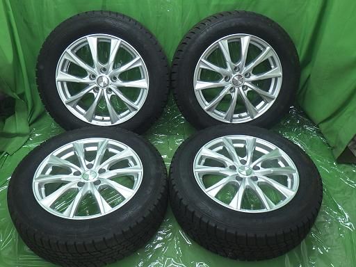 中古】215/60R17 アルファード JOKER 17インチ グッドイヤー アイス