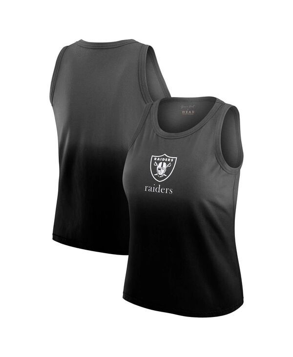 ウェア バイ エリン アンドルーズ レディース トップス タンクトップ WEAR by Erin Andrews Womens x Gracie Hunt Black Las Vegas Raider