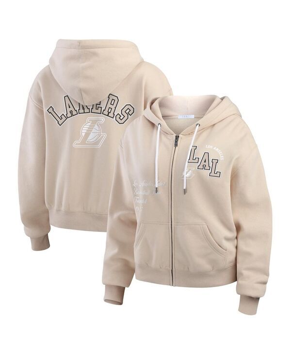 ウェア バイ エリン アンドルーズ レディース アウター パーカー・スウェット プラスサイズ WEAR by Erin Andrews Womens Cream Los Angeles Lakers