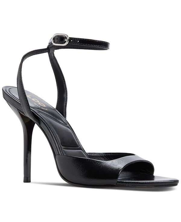 アルド レディース シューズ サンダル ALDO Womens Forevermore TwoPiece Stiletto Sandals Black Crinkle ブラック