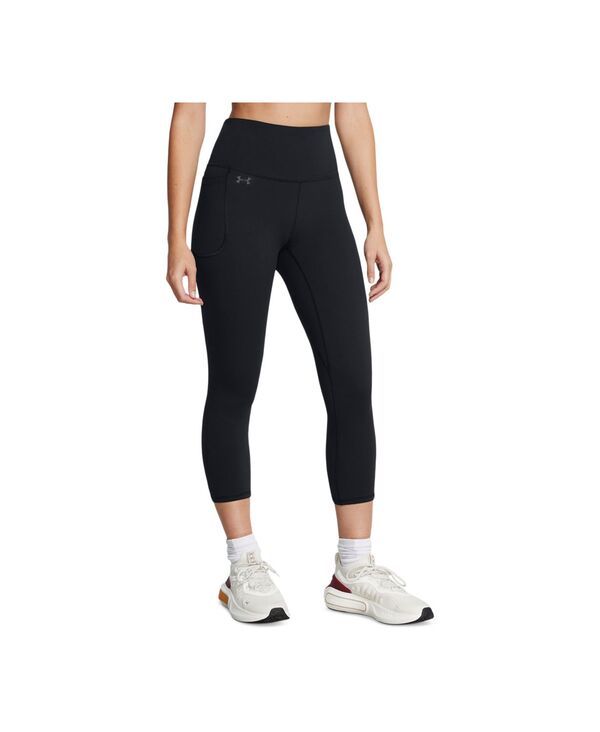 アンダーアーマー レディース ボトムス カジュアルパンツ キャップ Under Armour Womens Motion Performance Capri Pants Black ブラック