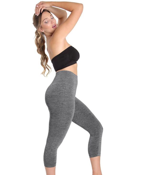 メモイ レディース ボトムス カジュアルパンツ レギンス ハイウエスト MeMoi Womens HighWaist Control Seamlesshapewear Leggings Black s