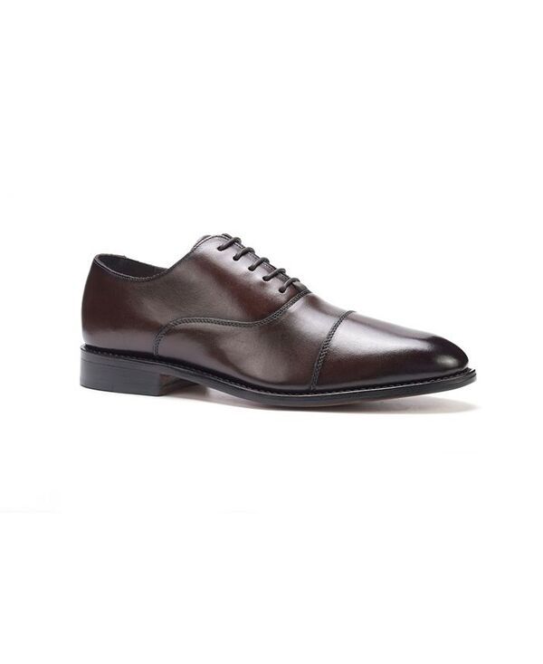 アンソニー ヴィア メンズ シューズ ドレスシューズ オックスフォード キャップ レザー Anthony Veer Mens Clinton CapToe Leather Oxfords Burnis