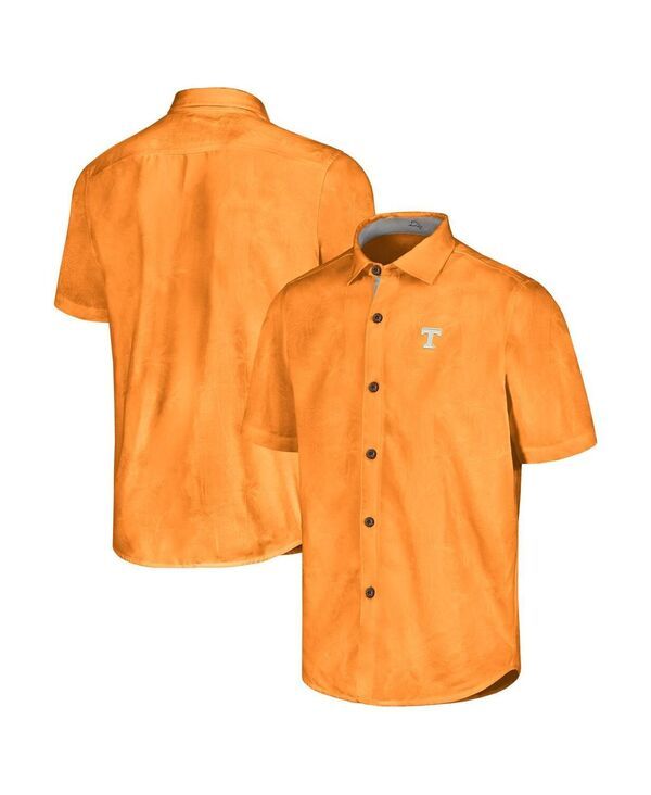 トッミーバハマ メンズ トップス シャツ Tommy Bahama Mens Tennessee Orange Tennessee Volunteersport Coconut Point Palm
