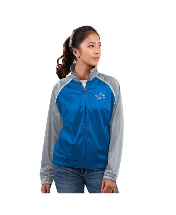 ジースリー フォーハー バイ カール バンクス レディース アウター ジャケット・ブルゾン GIII 4Her by Carl Banks Womens Blue Detroit Lions Repl