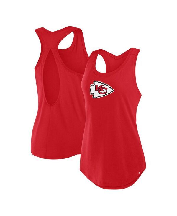 ファナティクス レディース トップス タンクトップ Fanatics Womens Red Kansas City Chiefs Iron Fan Tank Top Red レッド