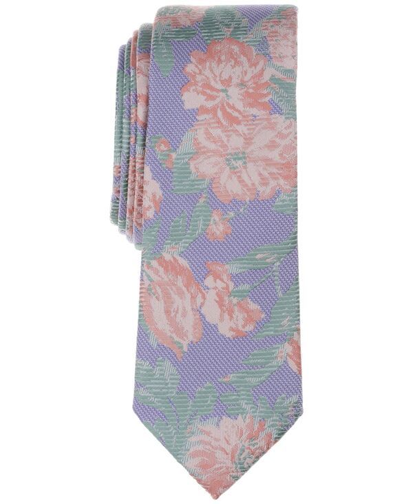 バースリー メンズ アクセサリー ネクタイ フラワー柄 フラワー Bar III Mens Cambridge Floral Tie Purple パープル