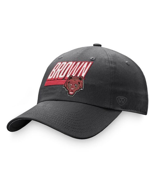トップオブザワールド メンズ アクセサリー 帽子 Top of the World Mens Charcoal Brown Bears Slice Adjustable Hat Charcoal チャ