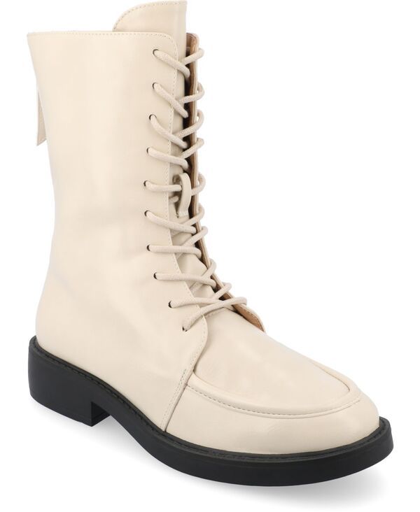 ジュルネ コレクション レディース シューズ ブーツ・レインブーツ Journee Collection Womens Nikks Combat Boot Bone 21,075円
