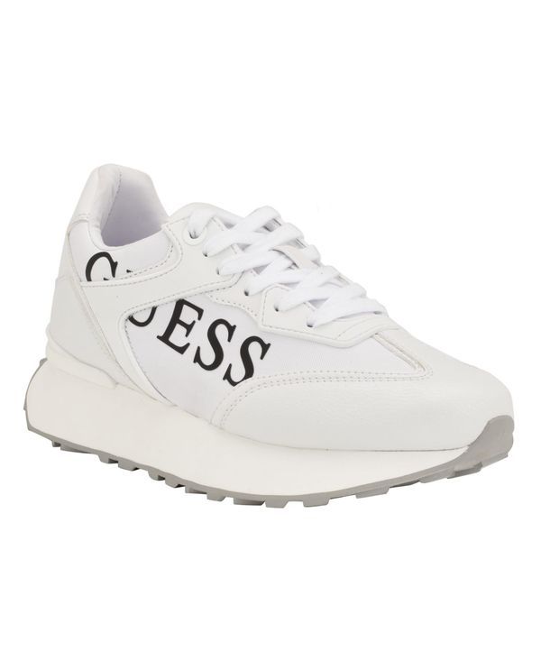 ゲス レディース シューズ スニーカー GUESS Womens Luchia Fashion Forward Chunky Bottom Sneakers White Multi Manmade ホ 21,226円
