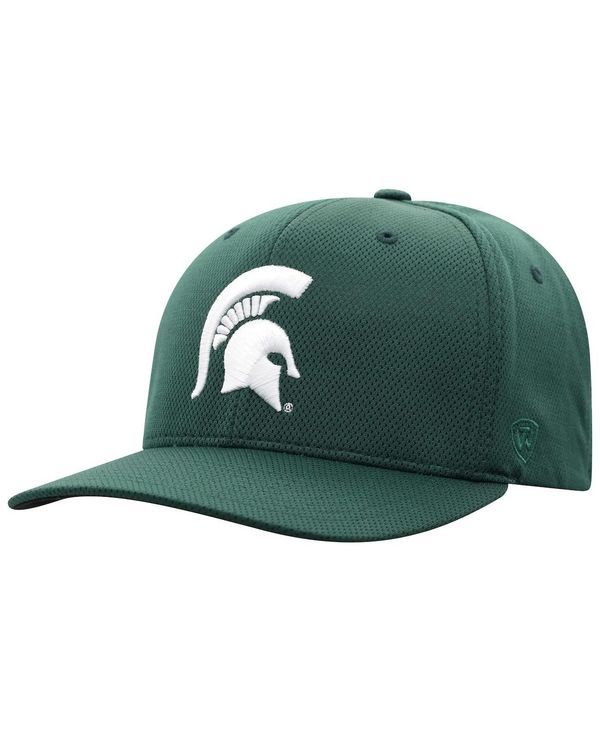 トップオブザワールド メンズ アクセサリー 帽子 ロゴ Top of the World Mens Green Michigan State Spartans Reflex Logo Flex Hat