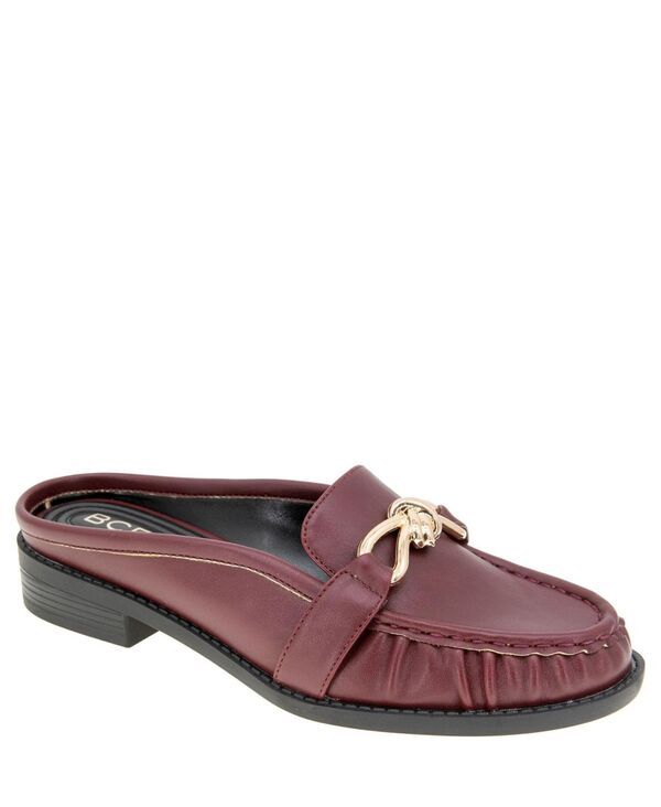 ビーシビージー レディース シューズ サンダル BCBG Womens Kaara Dark Cherry Mules Dark cherry