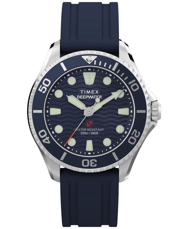 タイメックス レディース アクセサリー 腕時計 Timex Unisex Quartz Analog Blue HNBRubber Watch 38mm Blue ブルー