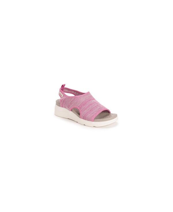 ムクルクス レディース シューズ サンダル MUK LUKS Womens Zahara Sandal Pink marl マール