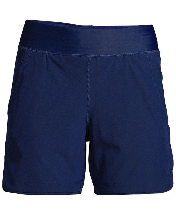 ランズエンド レディース ボトムス ハーフパンツ・ショーツ ショートパンツ Lands End Womens 5 Quick Dry Elastic Waist Board Shorts Swim C