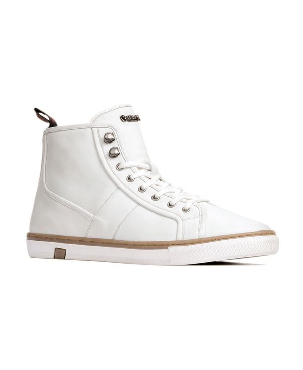カルロスサンタナ メンズ シューズ スニーカー Carlos by Carlos Santana Mens Otis HighTop Fashion Sneakers White ホワイト