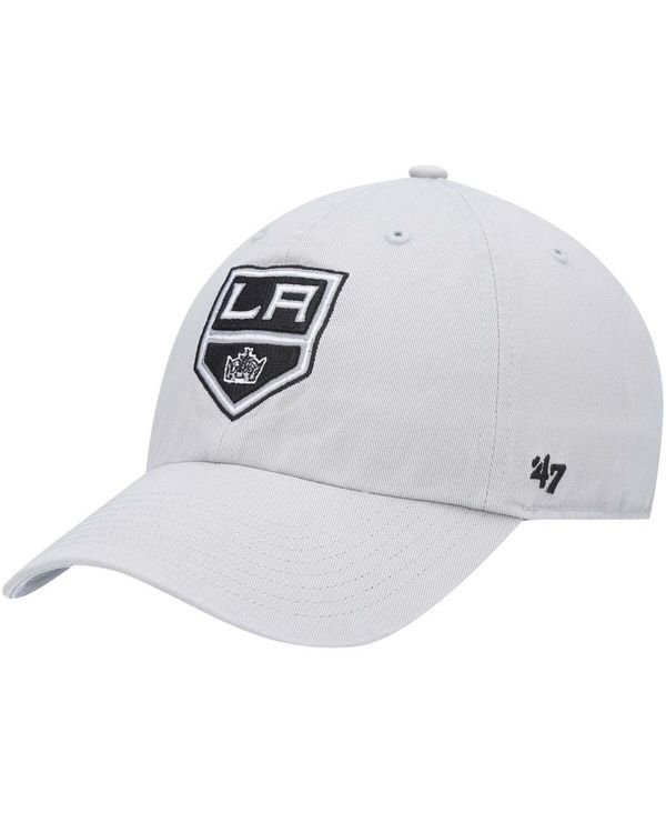 47 ブランド メンズ アクセサリー 帽子 47 Brand Mens Gray Los Angeles Kings Clean Up Adjustable Hat Gray グレー