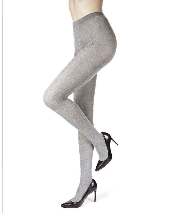 メモイ レディース アウター ニット・セーター ニット MeMoi Womens Cozy Brooklyn Flat Knit Sweater Tights Medium Gray グレー