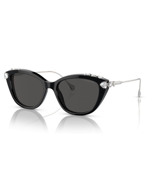 スワロフスキー レディース アクセサリー サングラス・アイウェア Swarovski Womens Sunglasses SK6010 Black ブラック