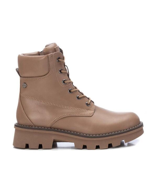 キシタイ レディース シューズ ブーツ・レインブーツ Womens Combat Booties By XTI Taupe トープ