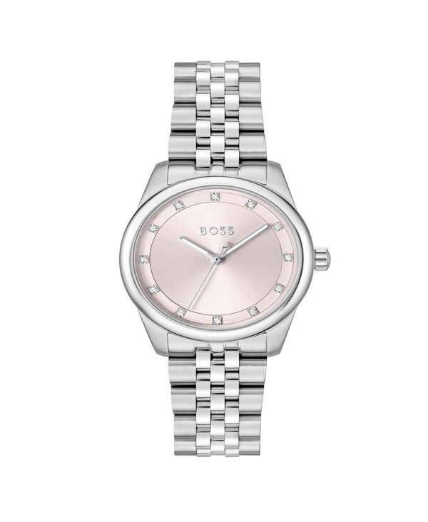 ヒューゴボス レディース アクセサリー 腕時計 Tシャツ Hugo Boss Womens Graceful Precious Giftset Quartz Basic Stainless Steel