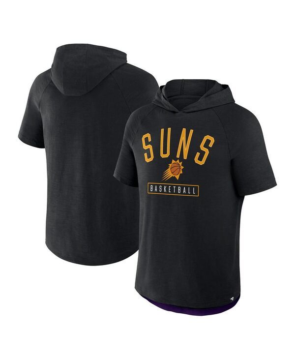 ファナティクス メンズ トップス Tシャツ パーカー Fanatics Mens Black Phoenix Suns Pass Legend Raglan Hoodie TShirt Black ブ