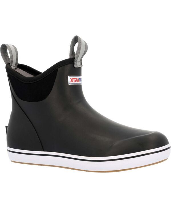 エクストラタフ レディース シューズ ブーツ・レインブーツ アンクル ブーツ XTRATUF Womens 6 in Ankle Deck Boot Black ブラック