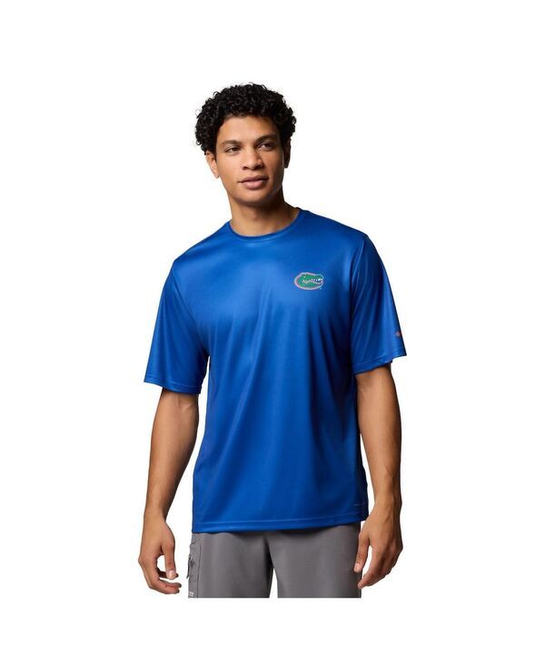 コロンビア メンズ トップス Tシャツ Columbia Mens Royal Florida Gators Terminal Tackle State OmniShade TShirt Royal