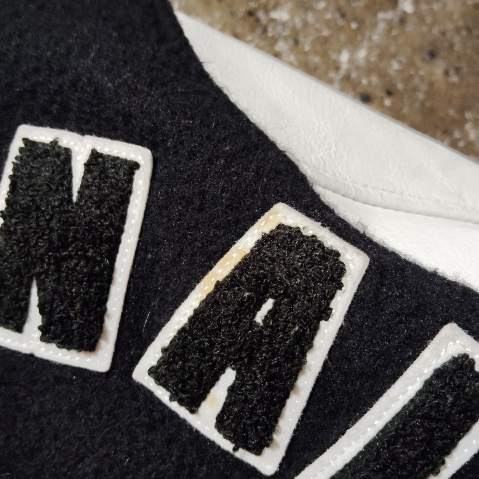 STUSSY × ROC STAR 10AW 10th Anniversary Varsity Jacket