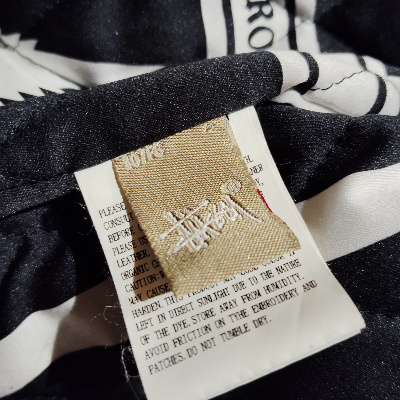 STUSSY × ROC STAR 10AW 10th Anniversary Varsity Jacket