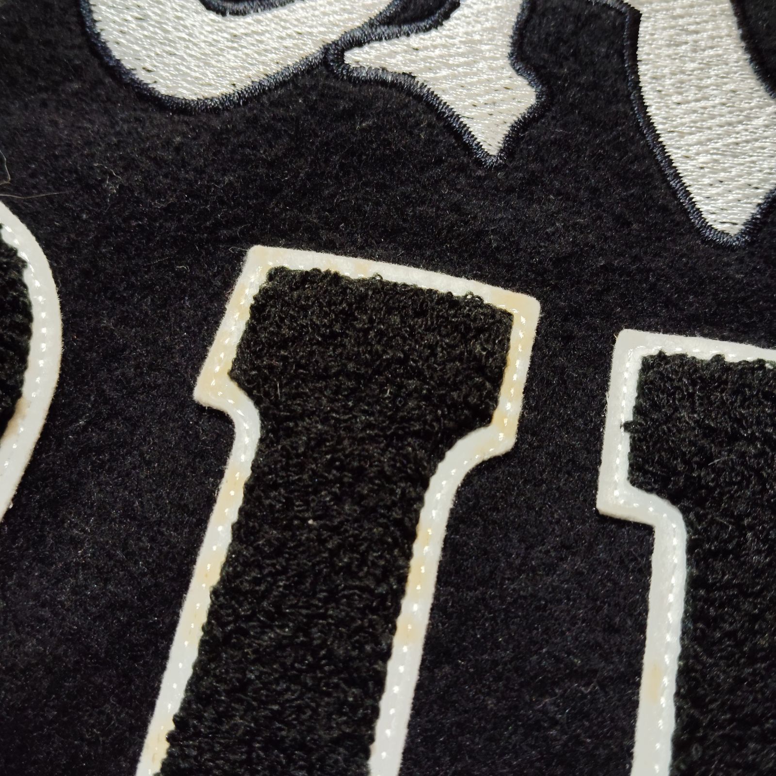 STUSSY × ROC STAR 10AW 10th Anniversary Varsity Jacket