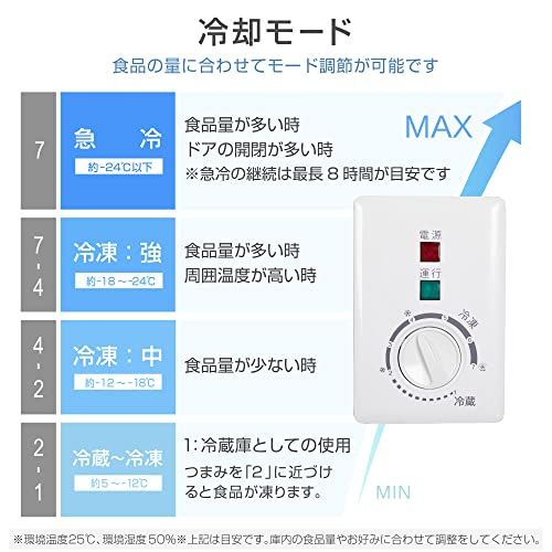 MAXZEN 冷凍庫 家庭用 66L ノンフロン チェストフリーザー 上開き