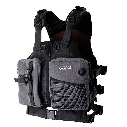 リトルプレゼンツ(LITTLE PRESENTS) カヤックフィッシングPFD? PF-06 グレイ★m df370577