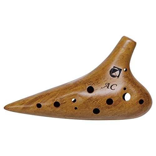 キクタニ 12穴 竹材 オカリナ 木製 アルトC ポーチ付き KOC-AC 木 BAMBOO★m 5a57eb21