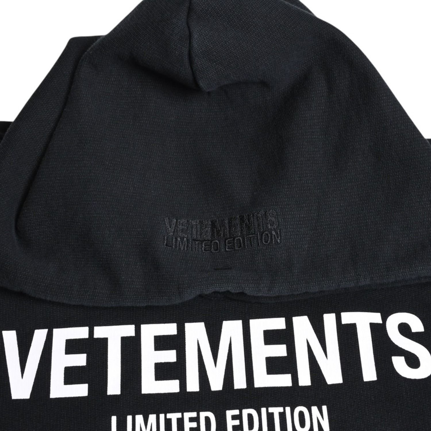 極美品 VETEMENTS ヴェトモン LIMITED EDITION ロゴパーカー プル 