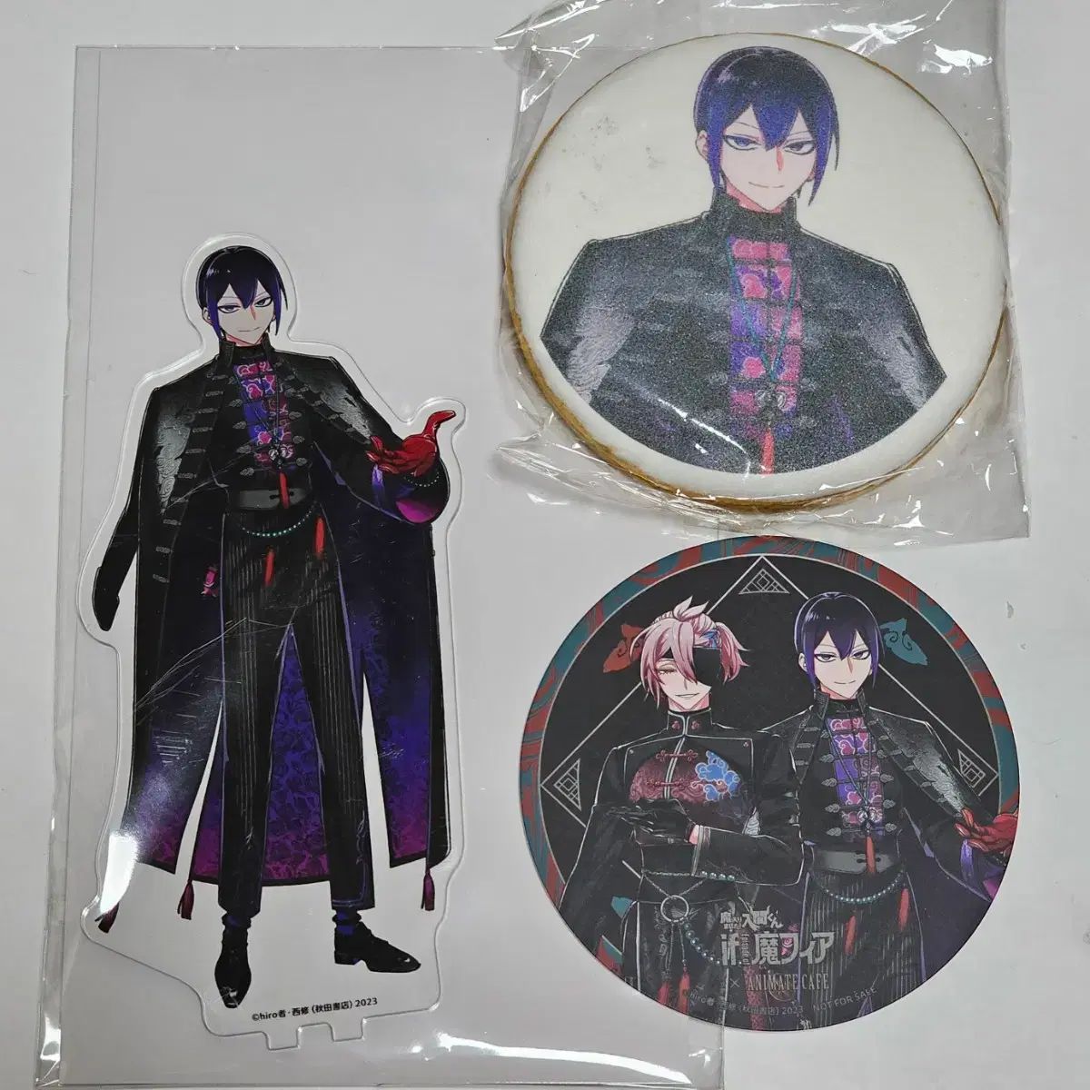 悪入門 マフィア アニメイト コラボカフェ If ～また逢えたら～ エイト アクリルスタンド コースター