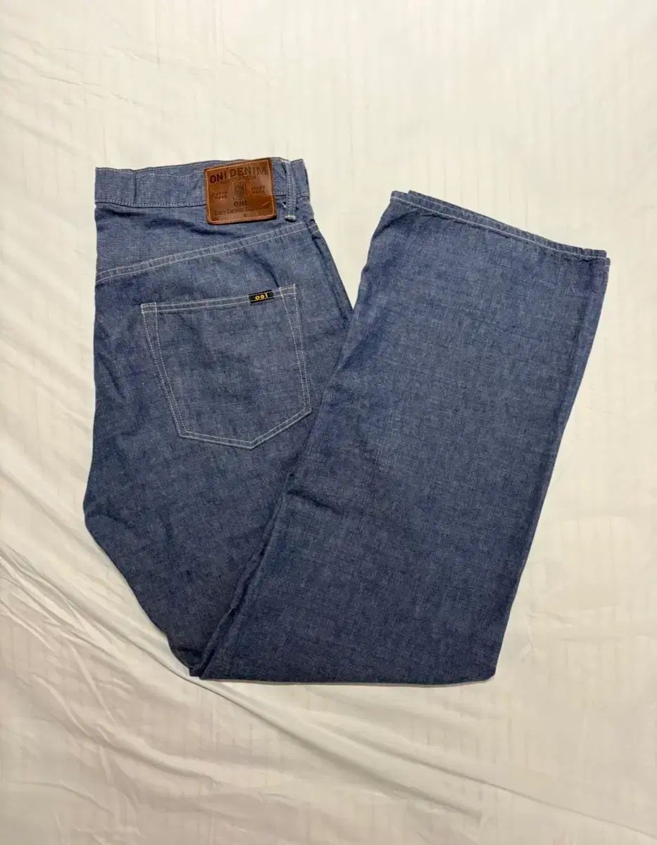 オニデニム (oni) 8.5oz セルビッジ ヘビー シャンブレー ジーン