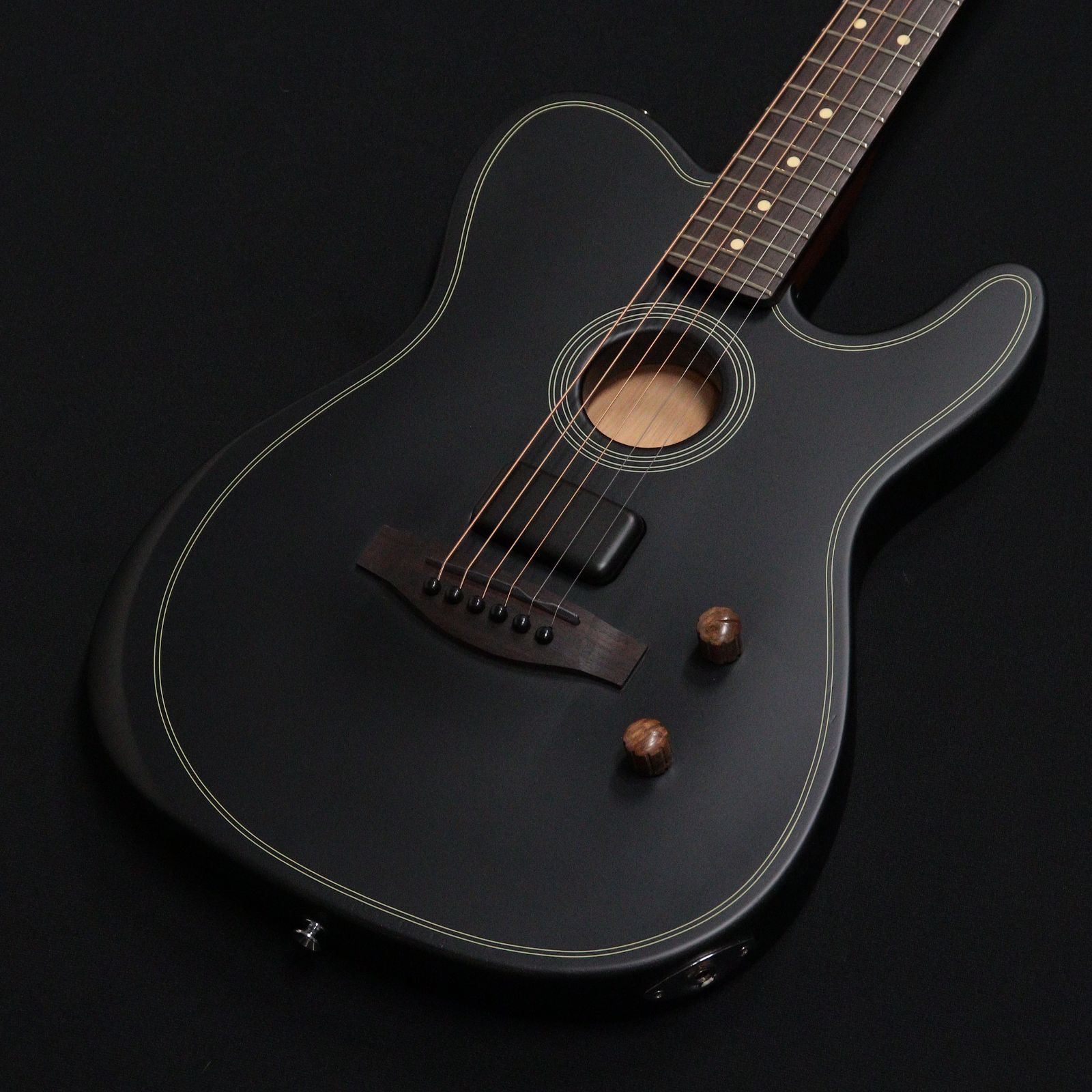 新品・現物画像】Fender Acoustasonic® Standard Telecaster® Black 