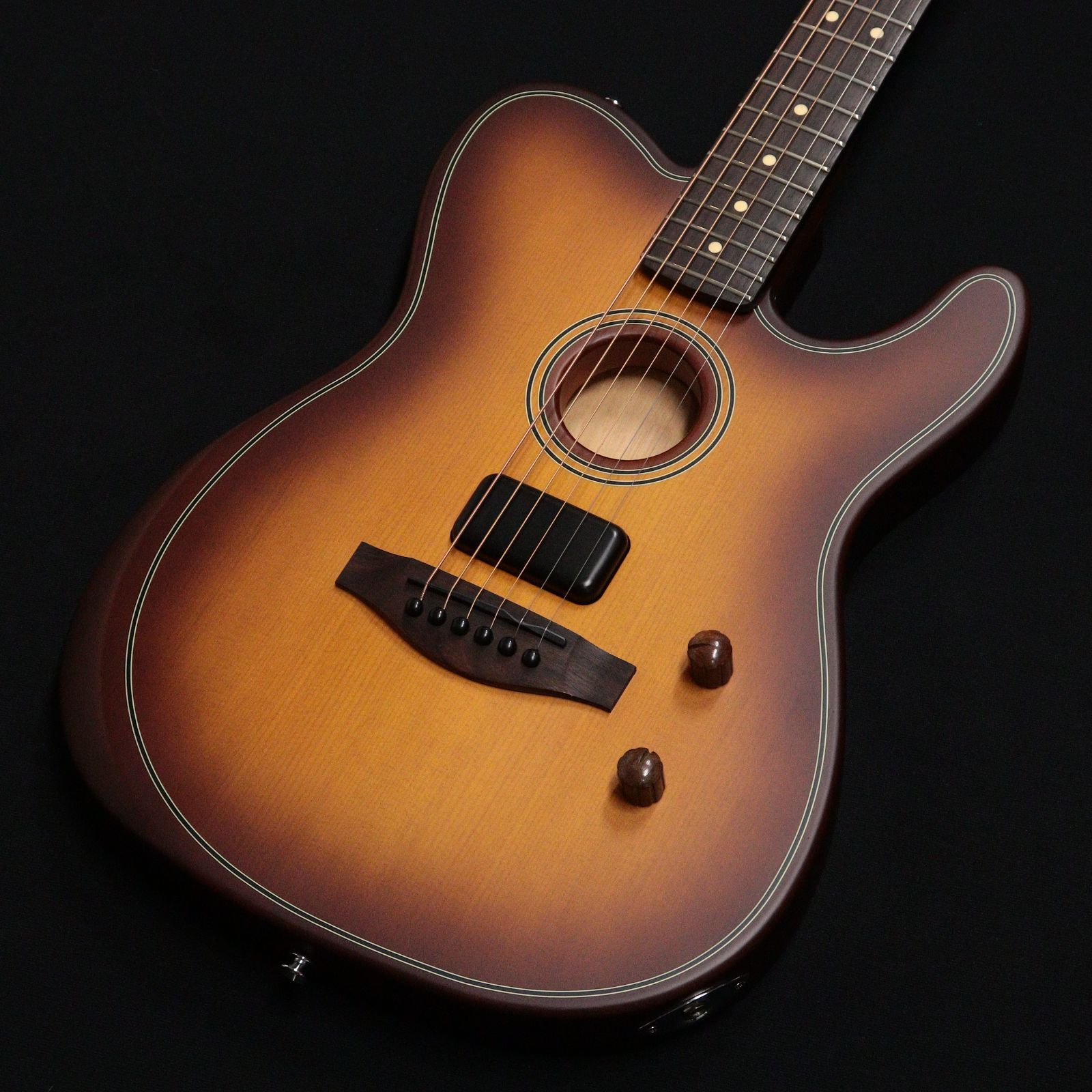 新品・現物画像】Fender Acoustasonic® Standard Telecaster® Honey
