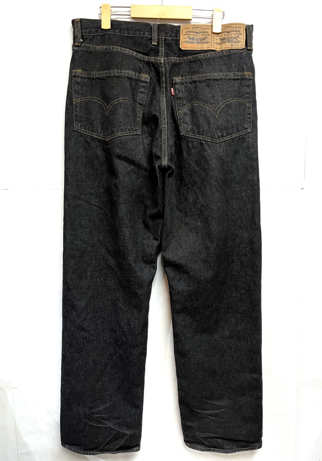 LEVI'S x BEAMS｜リーバイス ビームス SUPER WIDE COLLECTION 501XX ブラックデニムパンツ ジーンズ Gパン