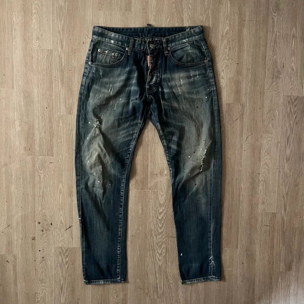 DSQUARED2 ペイント ディースクエアード ダメージ JEAN 0 パンツ 