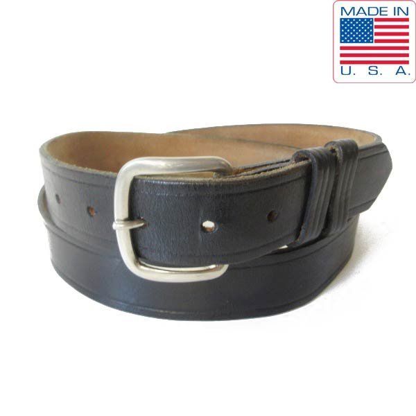 USA製 USPS ポストマン レザーベルト 黒 表記40インチ/W38～42インチ ブラック アメリカ製 US POSTAL APPROVED D154-51-0003ZV