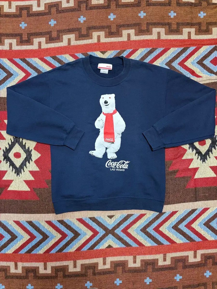 S) 90s Coca cola コカコーラ ポールクマ プリンティング スウェット